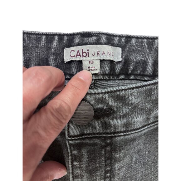 Cabi Womens Slim Fit Black Denim Jeans Size 10 - Picture 6 of 7
